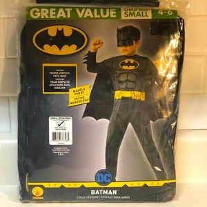 Rubies Halloween Batman Costume Size Small NWOT